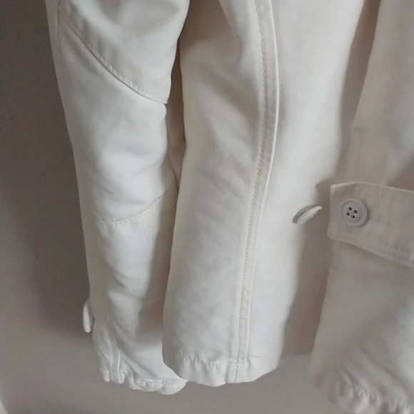 Lucky Brand Women's Sherpa Lined Button Up Jacket White Size XL - Picture 10 of 11